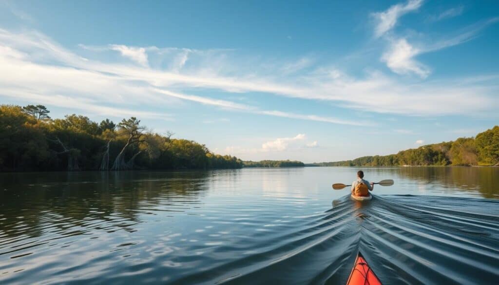 seasonal kayaking in Arkansas